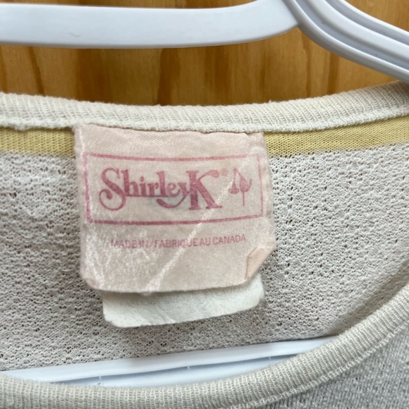 Vintage sheer striped top - Picture 3 of 3